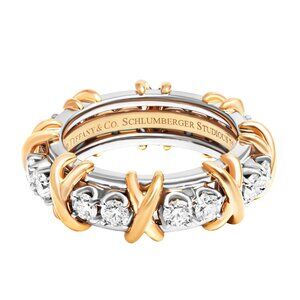 Tiffany & Co. Sixteen Stone in Platinum/Yellow Gold with Diamonds